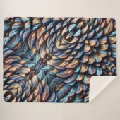 Dazzling Scales Sherpa Deken (Voorkant (horizontaal))