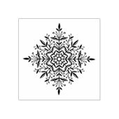 Dazzling Snowflake Winter Holiday Craft Stamp Rubberstempel (Afrduk)