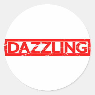 Dazzling Stamp Ronde Sticker