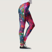 Dazzling Star Field All Over Print Leggings (Rechts)