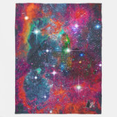 Dazzling Star Field Fleece Deken (Voorkant)