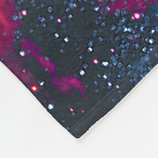 Dazzling Star Field Fleece Deken (Hoek)