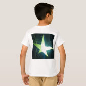 Dazzling Star Kinder T-shirt – Sparkle & Shine Sty (Achterkant volledig)