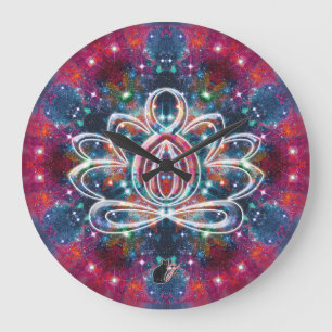 Dazzling Zen Lotus Clock Grote Klok