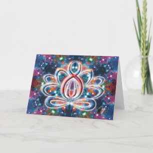Dazzling Zen Lotus Kaart