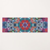 Dazzling Zen Lotus Star Kaleid Yogamat (Voorkant (horizontaal))