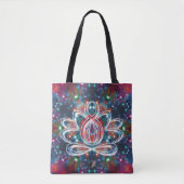 Dazzling Zen Lotus Tote Bag (Voorkant)