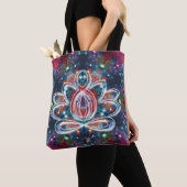 Dazzling Zen Lotus Tote Bag (Dichtbij)