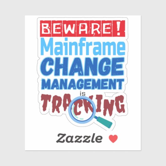 DB2 Change Management in Mainframe Programmeren Sticker (Vel)