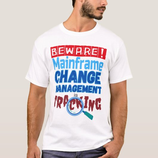 DB2 Change Management in Mainframe Programmeren T-shirt (Voorkant)