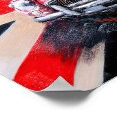 DB5 Sports Car Union Jack Poster (Hoek)