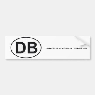 DB-bumpersticker Bumpersticker