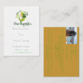 DB-cadeaus "Hoe we reizen" Profielkaarten Visitekaartje (Voorkant / Achterkant)