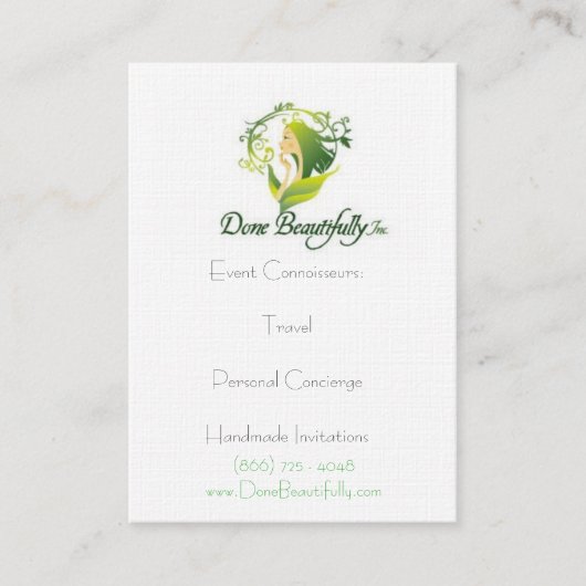 DB-cadeaus "Hoe we reizen" Profielkaarten Visitekaartje (Voorkant)