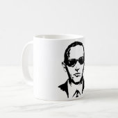 DB Cooper Sketch Coffee Mok (Voorkant links)