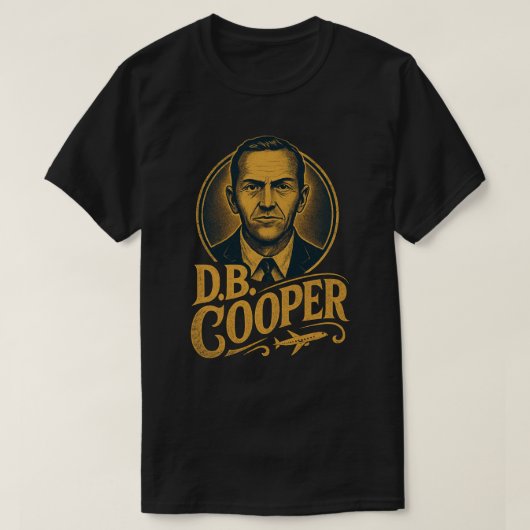 DB Cooper T-shirt (Design voorkant)