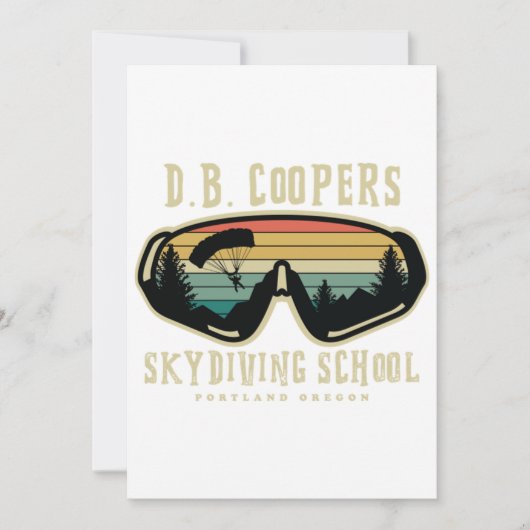 DB-coopers skydiving school Portland oregon Kaart (Voorkant)