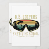 DB-coopers skydiving school Portland oregon Kaart (Voorkant / Achterkant)