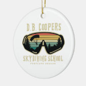 DB-coopers skydiving school Portland oregon Keramisch Ornament (Links)