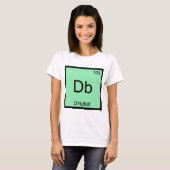 Db - Dingbat Chemistry Element Symbol Funny T-shir T-shirt (Voorkant volledig)