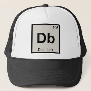 Db - Doumbek Muziek Chemie Periodiek Systeem Symbo Trucker Pet