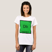Db - Dragonborn Grappig Chemie Element Symbool T-s T-shirt (Voorkant volledig)