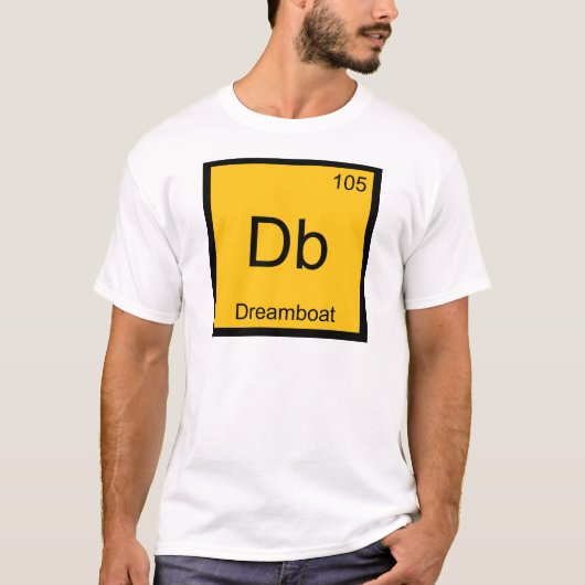 Db - Dreamboot Chemie Element Symbool Funny T-shir T-shirt (Voorkant)