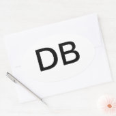 DB OVALE STICKER (Envelop)