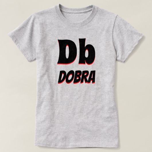 Db São Tomé en Príncipe dobra grijs T-shirt (Design voorkant)