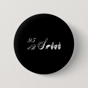 DB Squad Hand Gebarentaal Gehoorverlies Bewustzijn Ronde Button 5,7 Cm
