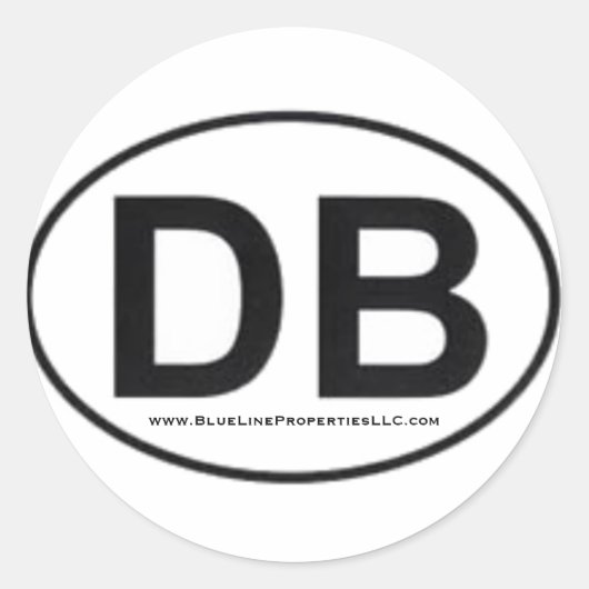 DB-Stickers Ronde Sticker (Voorkant)