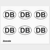 DB-Stickers Ronde Sticker (Vel)