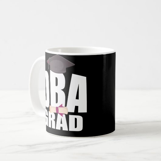 DBA Doctorate Business Administration Afstuderen Koffiemok (Voorkant links)