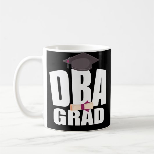 DBA Doctorate Business Administration Afstuderen Koffiemok (Links)