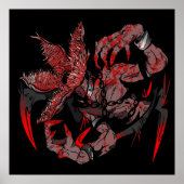 DBD dood door daglichtdemogorgon Poster (Voorkant)