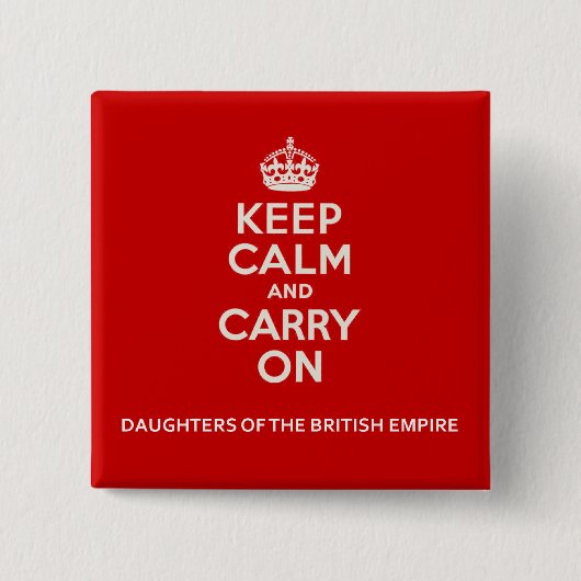 DBE Conference-Button Vierkante Button 5,1 Cm (Voorkant)