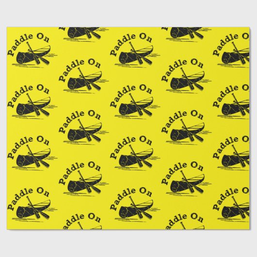 Dbeklemd peddel op design - matte omslagpapier cadeaupapier (Vlak)