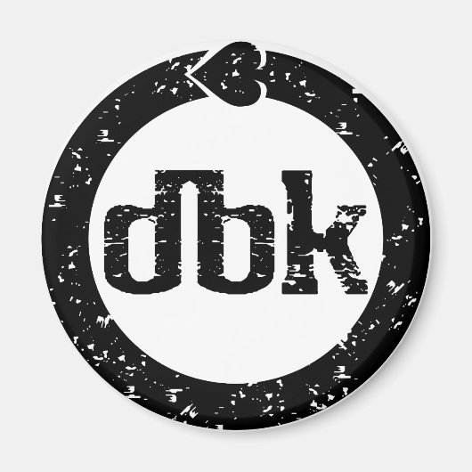 DBK-ronde Magneet (Voorkant)