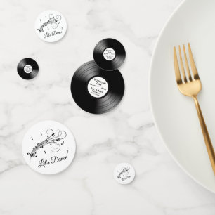 dbl Let's Dance Music Design Custom Records Confetti