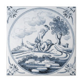 DBT04 Biblical Design Ceramic Tile Tegeltje (Voorkant)