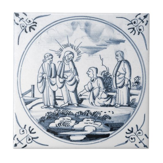 DBT05 Biblical Design Ceramic Tile Tegeltje (Voorkant)