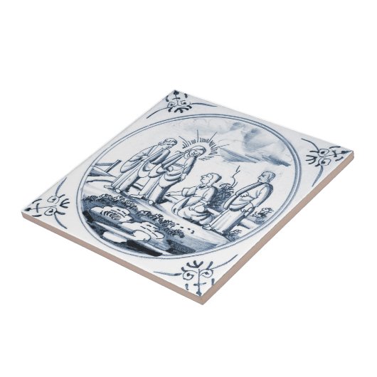 DBT05 Biblical Design Ceramic Tile Tegeltje (Zijkant)