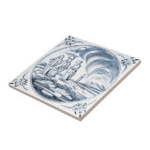 DBT17 Biblical Design Ceramic Tile Tegeltje (Zijkant)