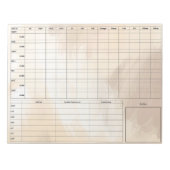 DBT Dairy Kaart Notitieblok - 40 vellen bruin (Voorkant)