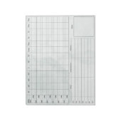 DBT Dairy Kaart Notitieblok - 40 vellen groen marm (Linkerzijde)