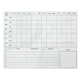 DBT Dairy Kaart Notitieblok - 40 vellen groen marm