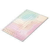 DBT Dairy Kaart Notitieblok - 40 vellen kleuren (Schuin)