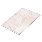 DBT Dairy Kaart Notitieblok - 40 vellen roze (Schuin)