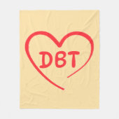 DBT FLEECE DEKEN (Voorkant)