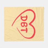 DBT FLEECE DEKEN (Voorkant (Horizontaal))